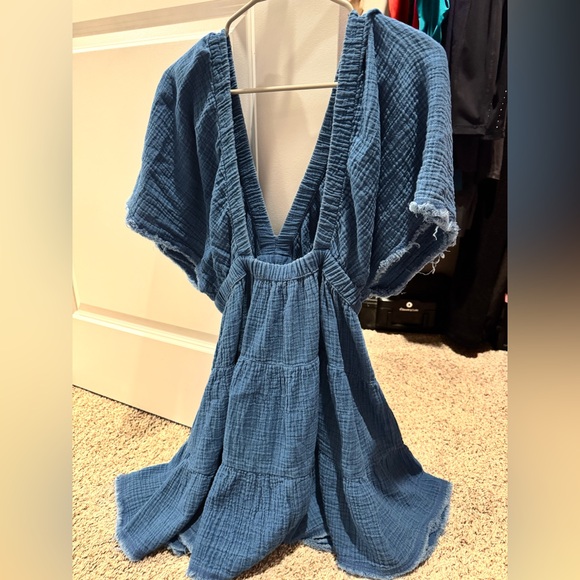 Aerie Blue Mini Dress - Picture 2 of 2